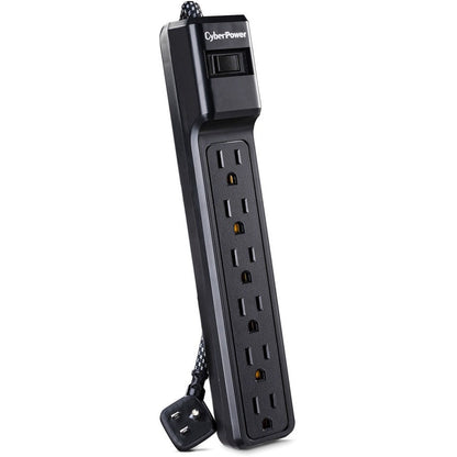 Cyberpower B608B Surge Protector Black 6 Ac Outlet(S) 2.4 M