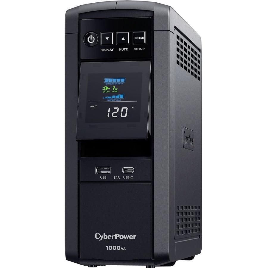 Cyberpower Cp1000Pfclcd Uninterruptible Power Supply (Ups) Line-Interactive 1 Kva 600 W 10 Ac Outlet(S)