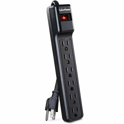 Cyberpower Csb604 Surge Protector Black 6 Ac Outlet(S) 125 V 1.219 M
