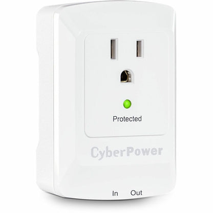 Cyberpower Csp100Tw Surge Protector White 1 Ac Outlet(S) 125 V