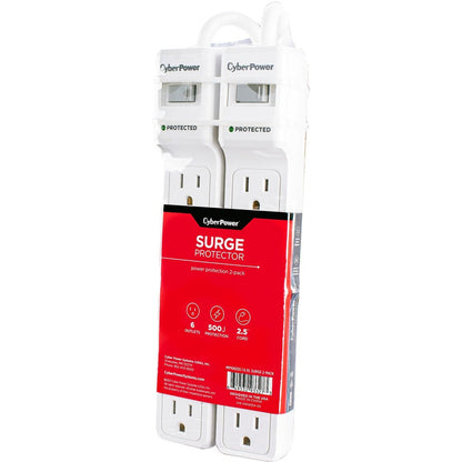 Cyberpower Mp1082Ss Surge Protector White 6 Ac Outlet(S) 125 V 0.8 M