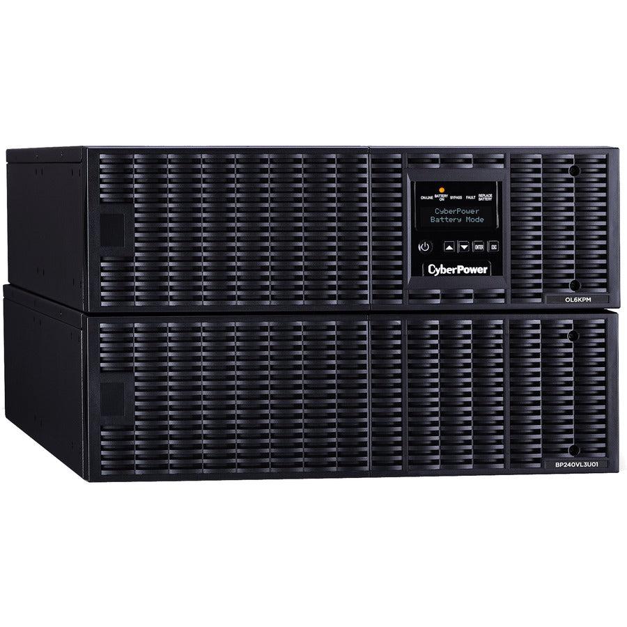 Cyberpower Ol6Krt Uninterruptible Power Supply (Ups) Double-Conversion (Online) 6 Kva 5400 W 4 Ac Outlet(S)