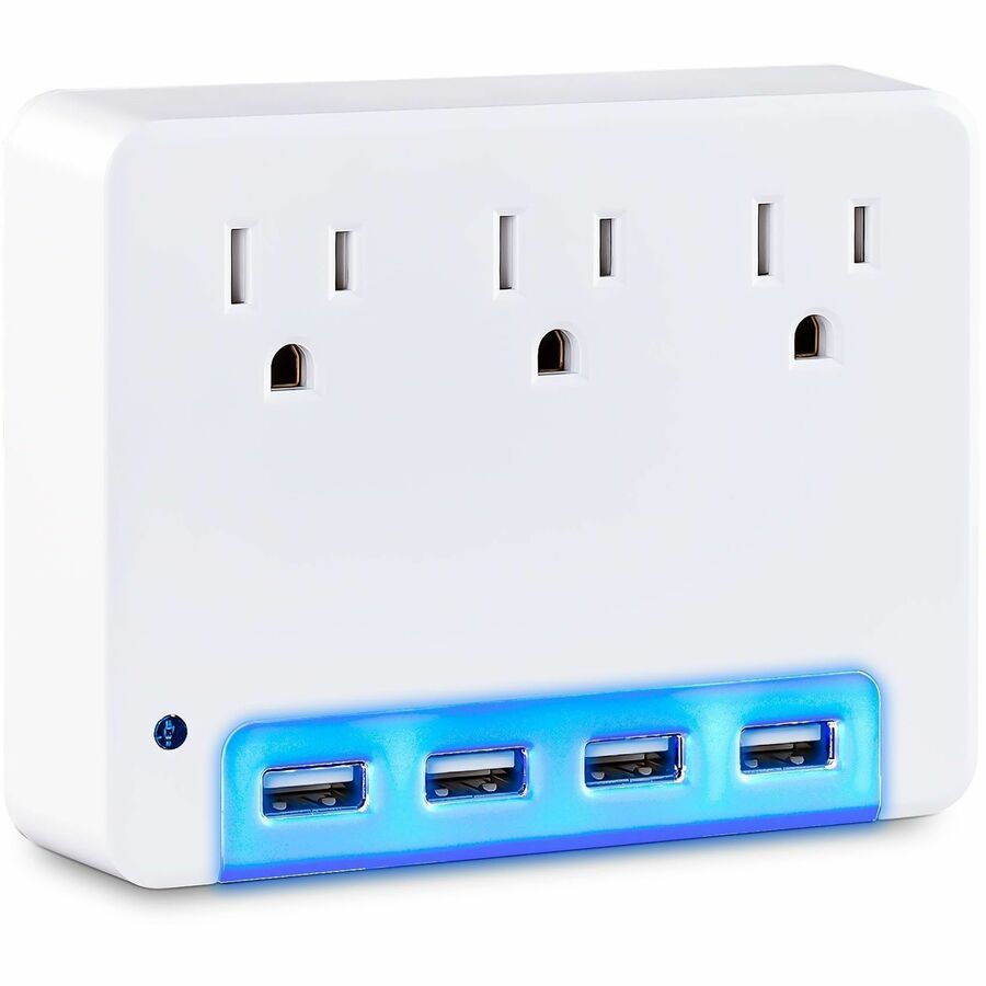Cyberpower P3Wun Surge Protector White 3 Ac Outlet(S) 125 V