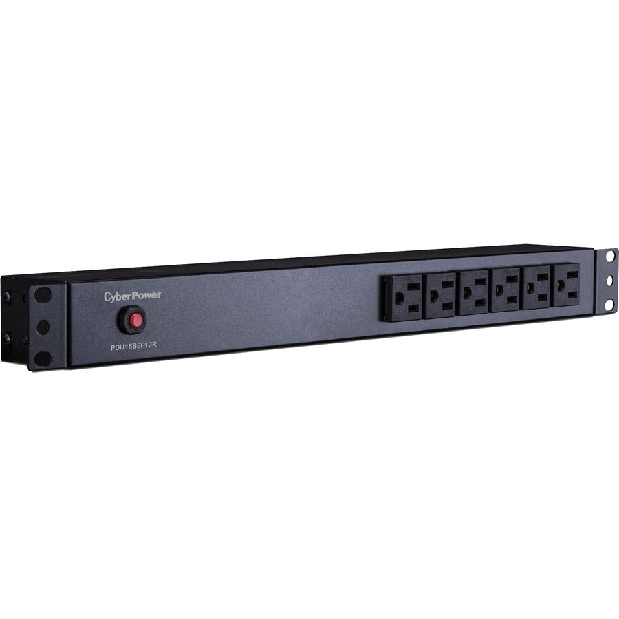 Cyberpower Pdu15B6F12R Power Distribution Unit (Pdu) 18 Ac Outlet(S) 1U Black