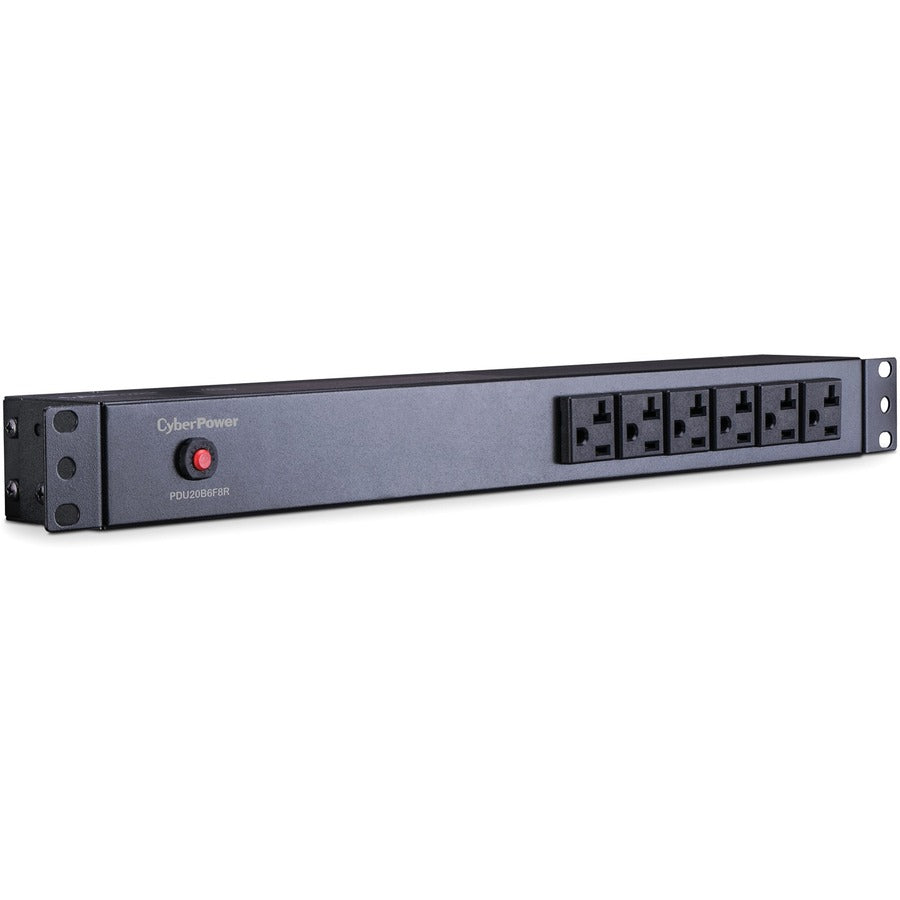 Cyberpower Pdu20B6F8R Power Distribution Unit (Pdu) 14 Ac Outlet(S) 1U Black