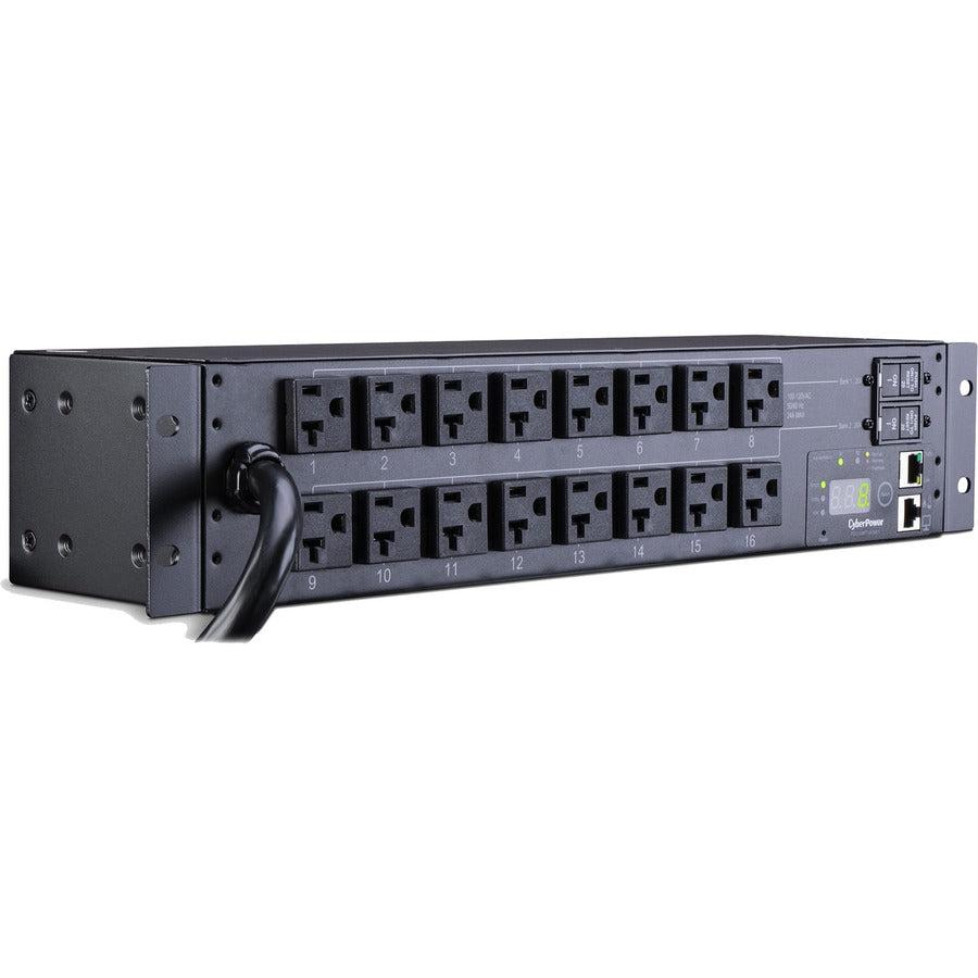 Cyberpower Pdu30Mt16Fnet Power Distribution Unit (Pdu) 16 Ac Outlet(S) 2U Black