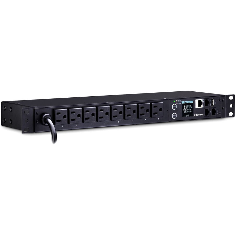 Cyberpower Pdu31001 Power Distribution Unit (Pdu) 8 Ac Outlet(S) 1U Black