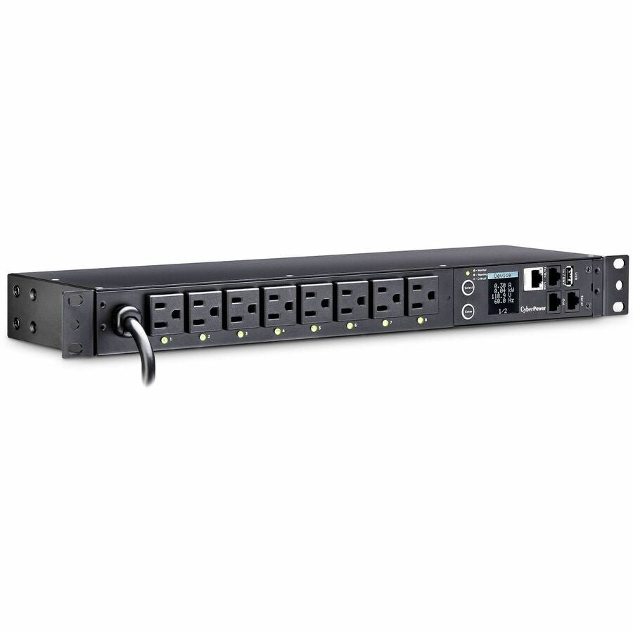 Cyberpower Pdu41001 Power Distribution Unit (Pdu) 8 Ac Outlet(S) 1U Black