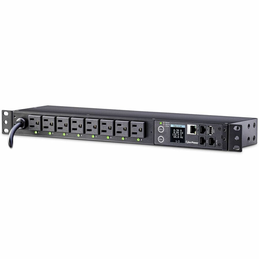 Cyberpower Pdu41001 Power Distribution Unit (Pdu) 8 Ac Outlet(S) 1U Black