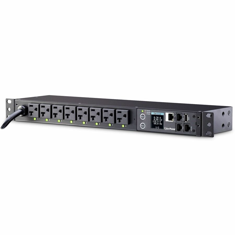 Cyberpower Pdu41002 Power Distribution Unit (Pdu) 8 Ac Outlet(S) 1U Black