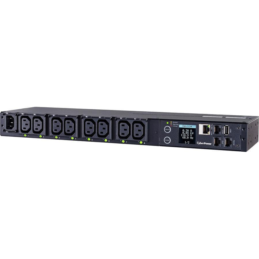 Cyberpower Pdu41004 Power Distribution Unit (Pdu) 8 Ac Outlet(S) 1U Black