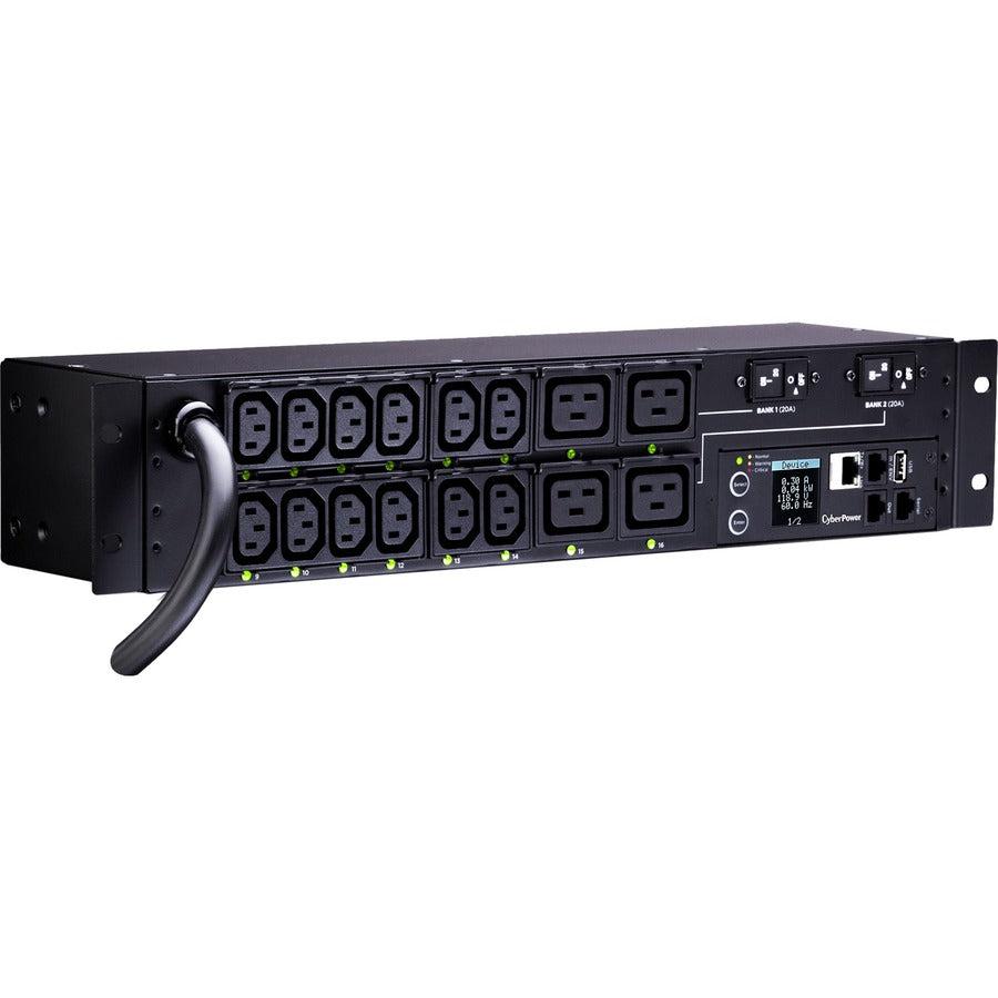 Cyberpower Pdu41008 Power Distribution Unit (Pdu) 16 Ac Outlet(S) 2U Black