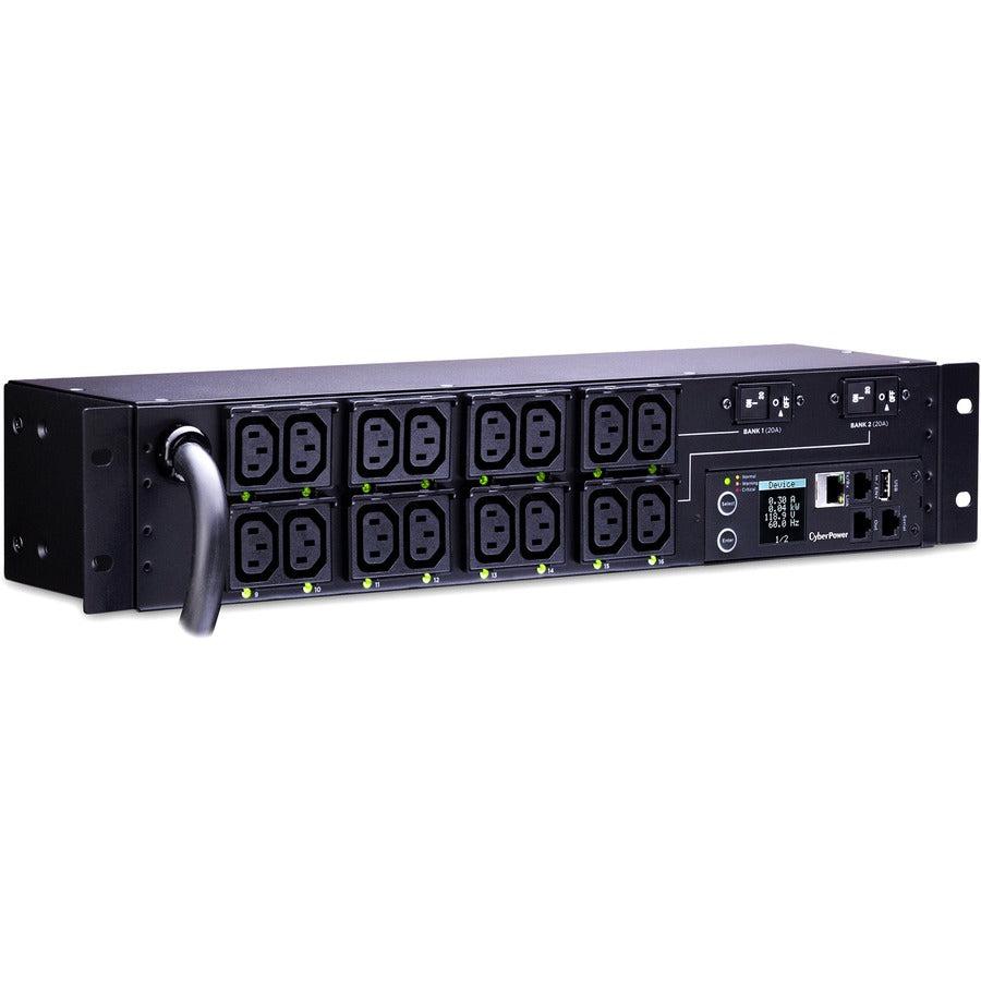 Cyberpower Pdu81007 Power Distribution Unit (Pdu) 16 Ac Outlet(S) 2U Black