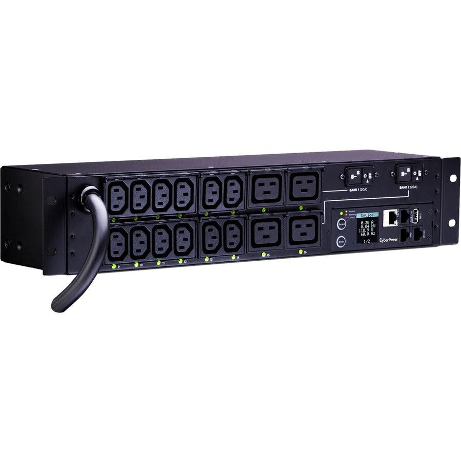 Cyberpower Pdu81008 Power Distribution Unit (Pdu) 16 Ac Outlet(S) 2U Black