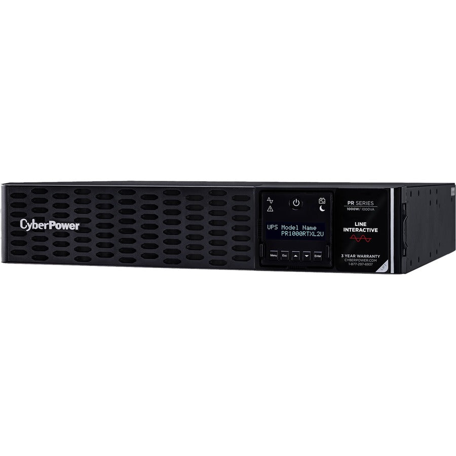 Cyberpower Pr1000Rtxl2U Uninterruptible Power Supply (Ups) Line-Interactive 1 Kva 1000 W 8 Ac Outlet(S)