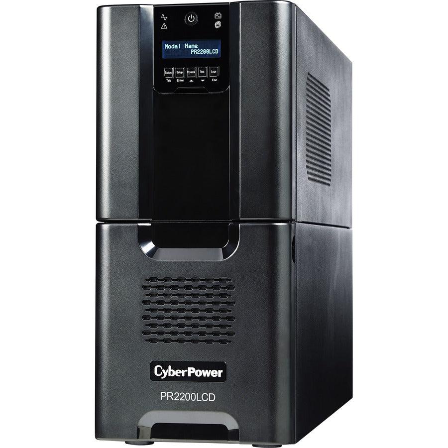 Cyberpower Pr2200Lcd Uninterruptible Power Supply (Ups) Line-Interactive 2.2 Kva 1980 W 10 Ac Outlet(S)