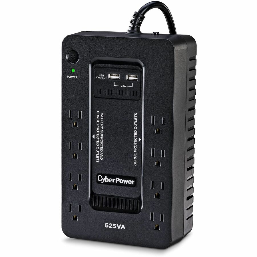 Cyberpower St625U Uninterruptible Power Supply (Ups) Standby (Offline) 0.625 Kva 360 W 8 Ac Outlet(S)