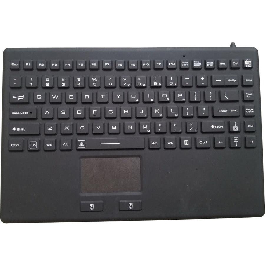DSI WATERPROOF IP68 SILICONE TENKEYLESS KEYBOARD WITH TOUCHPAD KB-JH-87