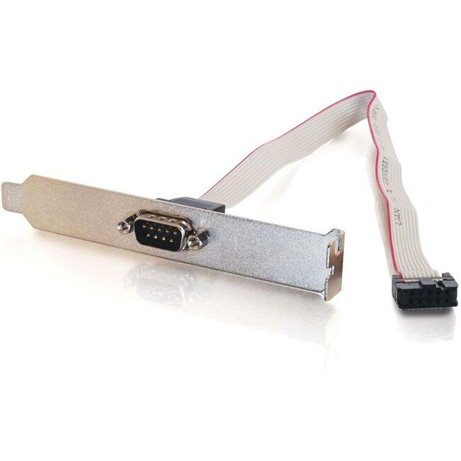 Db9 Male Serial Rs232 Add-A-Port Adapter With Bracket CTG-09480 – TeciSoft