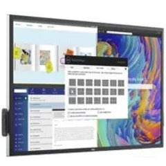 Dell C5522Qt Interactive Whiteboard 138.8 Cm (54.6") 3840 X 2160 Pixels Touchscreen Black