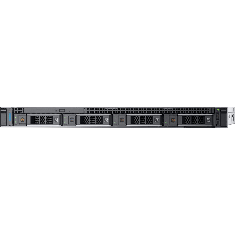 Dell Emc Poweredge R240 1U Rack Server - 1 X Intel Xeon E-2224 3.40 Ghz - 8 Gb Ram - 1 Tb Hdd - (1 X 1Tb) Hdd Configuration - 12Gb/S Sas Controller - 3 Year Prosupport