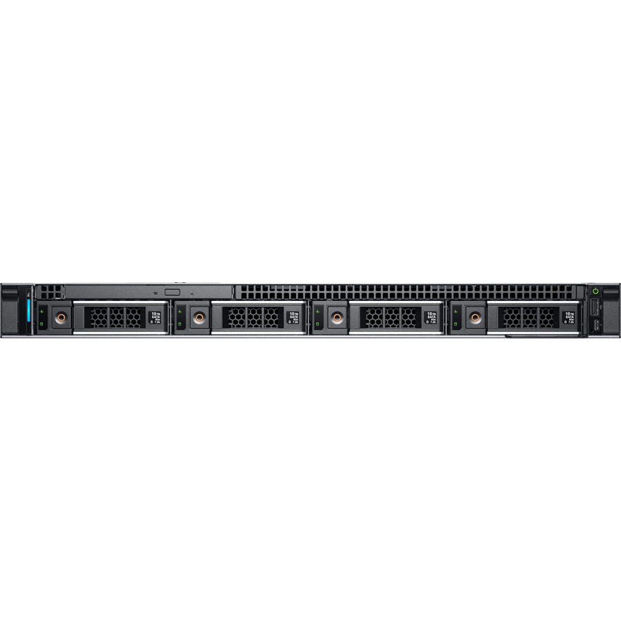 Dell Emc Poweredge R240 1U Rack Server - 1 X Intel Xeon E-2224 3.40 Ghz - 8 Gb Ram - 1 Tb Hdd - (1 X 1Tb) Hdd Configuration - 12Gb/S Sas Controller - 3 Year Prosupport