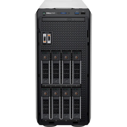 Dell Emc Poweredge T350 4.5U Tower Server - 1 X Intel Xeon E-2314 2.80 Ghz - 8 Gb Ram - 480 Gb Ssd - Serial Ata, Serial Attached Scsi (Sas) Controller