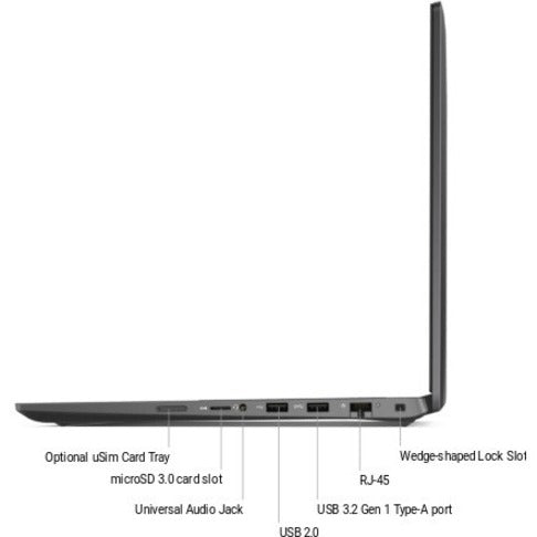 Dell Latitude 3520 Notebook 39.6 Cm (15.6") Full Hd Intel® Core™ I7 8 Gb Ddr4-Sdram 256 Gb Ssd Wi-Fi 6 (802.11Ax) Windows 10 Pro Grey