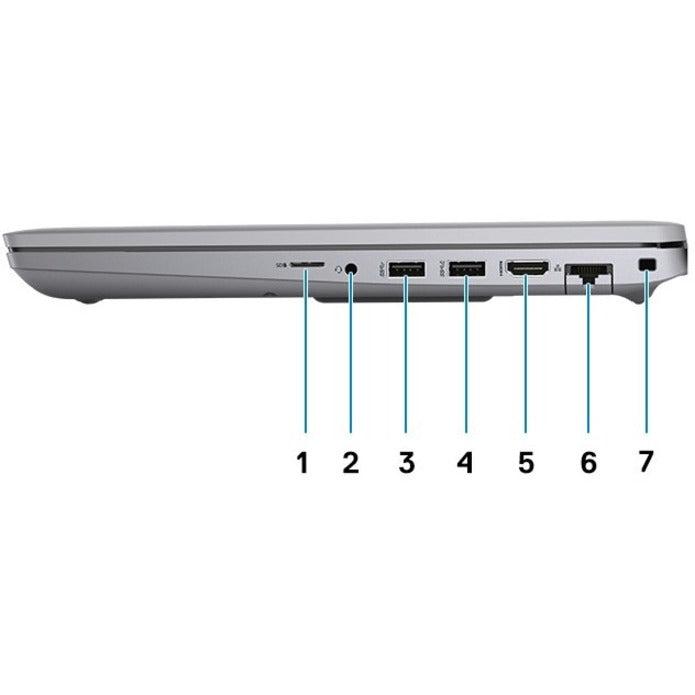 Dell Latitude 5521 Notebook 39.6 Cm (15.6") Full Hd Intel® Core™ I5 8 Gb Ddr4-Sdram 256 Gb Ssd Wi-Fi 6 (802.11Ax) Windows 10 Pro Grey