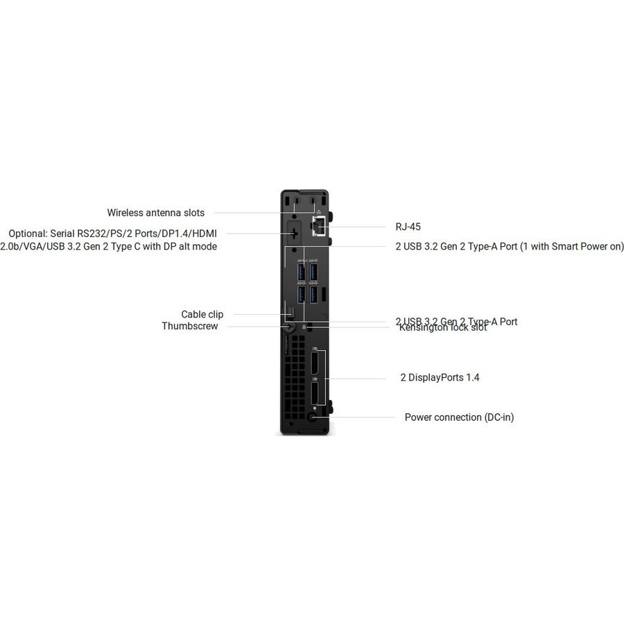 Dell Optiplex 7090 Ddr4-Sdram I5-11500T Mff Intel® Core™ I5 8 Gb 256 Gb Ssd Windows 10 Pro Mini Pc Black
