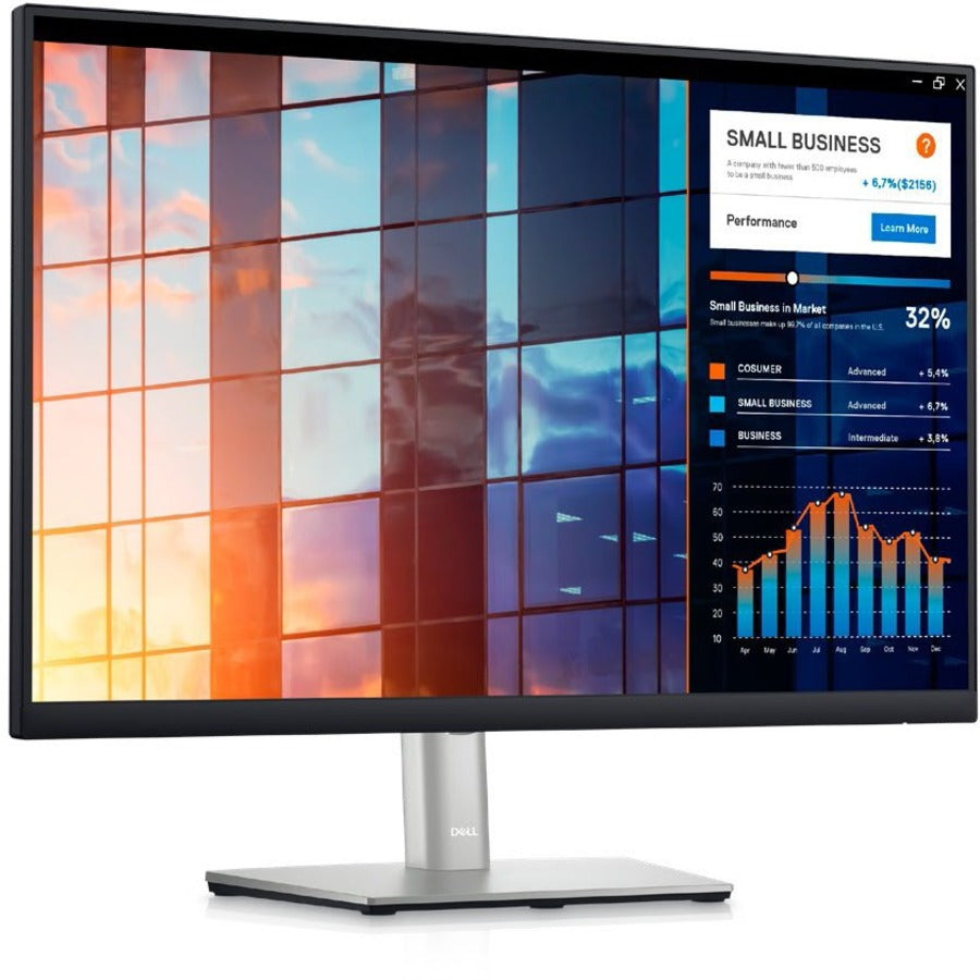 Dell P Series P2423 61 Cm (24") 1920 X 1200 Pixels Wuxga Lcd Black, Silver