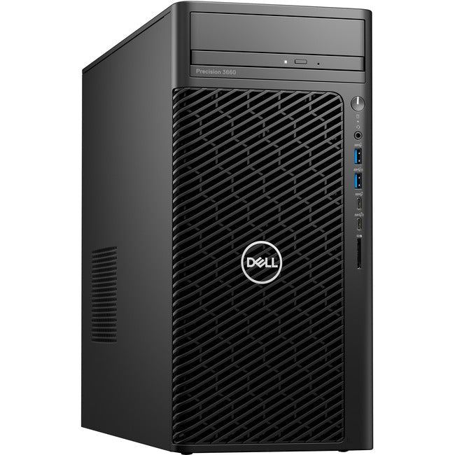 Dell Precision 3000 3660 Workstation - Intel Core I7 Dodeca-Core (12 Core) I7-12700 12Th Gen 2.10 Ghz - 16 Gb Ddr5 Sdram Ram - 512 Gb Ssd - Tower - Black 4Ctr8