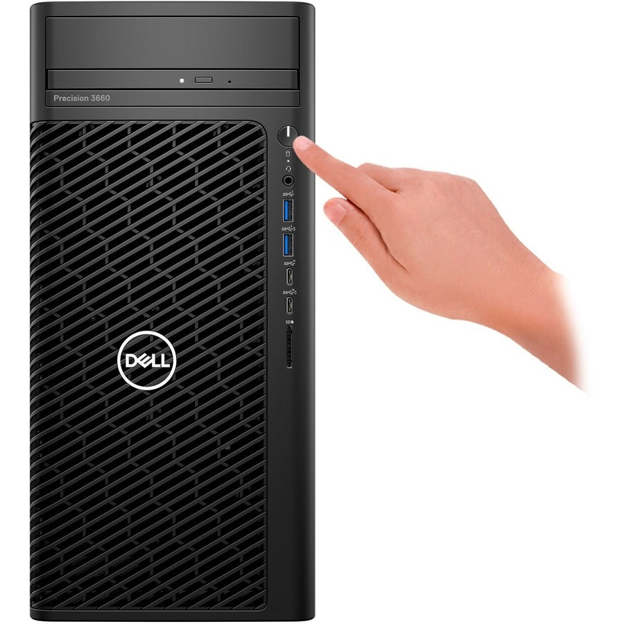 Dell Precision 3000 3660 Workstation - Intel Core I7 Dodeca-Core (12 Core) I7-12700 12Th Gen 2.10 Ghz - 16 Gb Ddr5 Sdram Ram - 512 Gb Ssd - Tower - Black Rkp0W