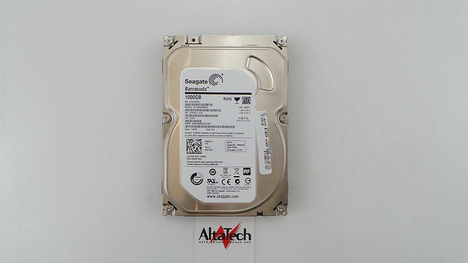 Dell St1000Dm003 1 Tb Hard Drive - 3.5" Internal - Sata (Sata/600) G1XNT