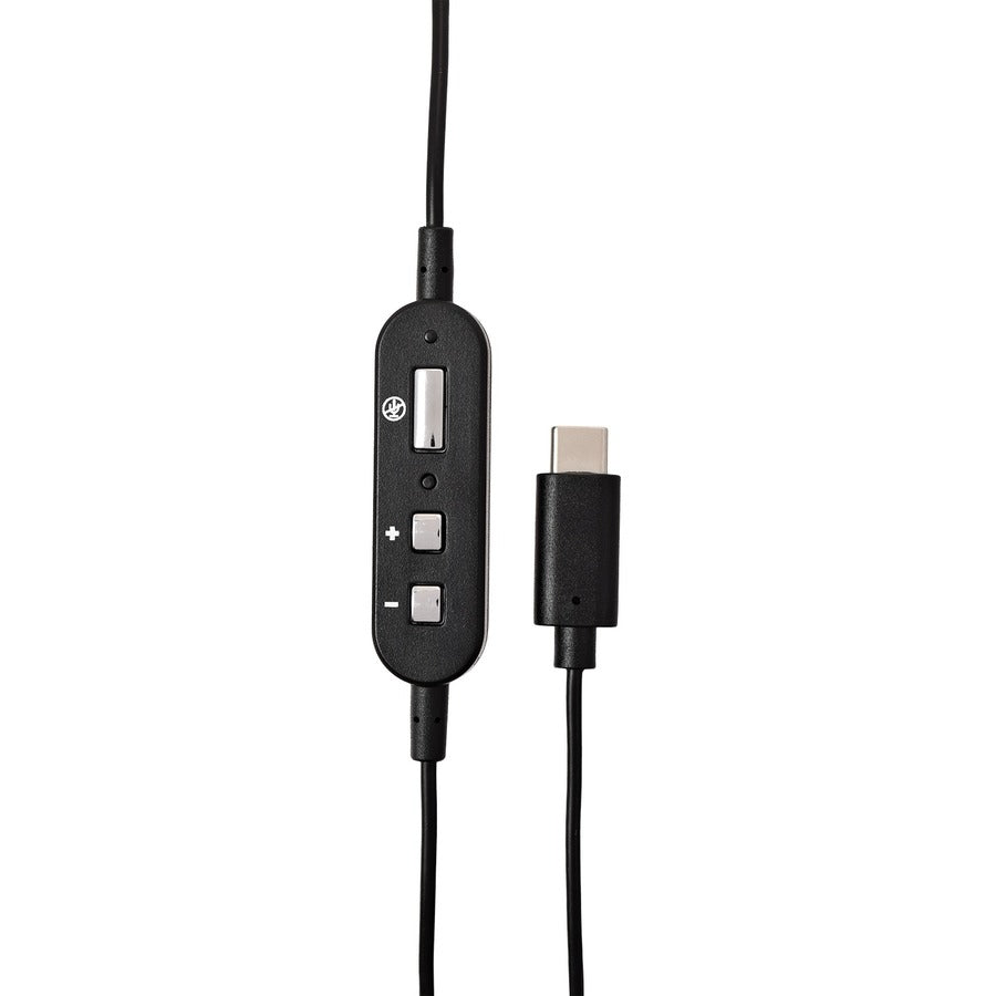 Deluxe Usb-C Headset W/Boom Mic,Usb-C 1.8M Cable W/Ctrl Gry/Blk