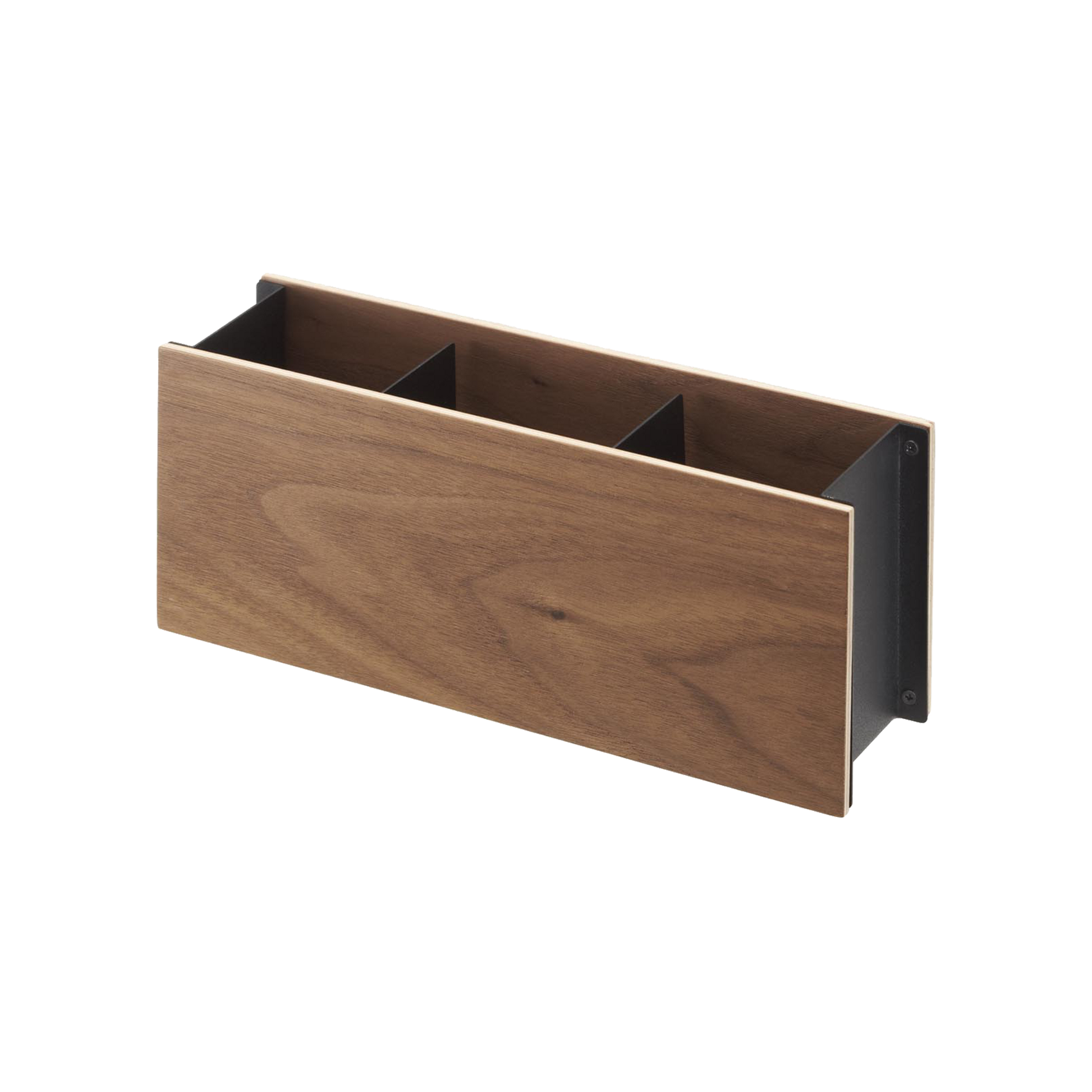 Desk Organizer - Two Sizes - Steel + Wood