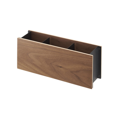 Desk Organizer - Two Sizes - Steel + Wood