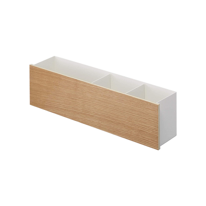 Desk Organizer - Two Sizes - Steel + Wood