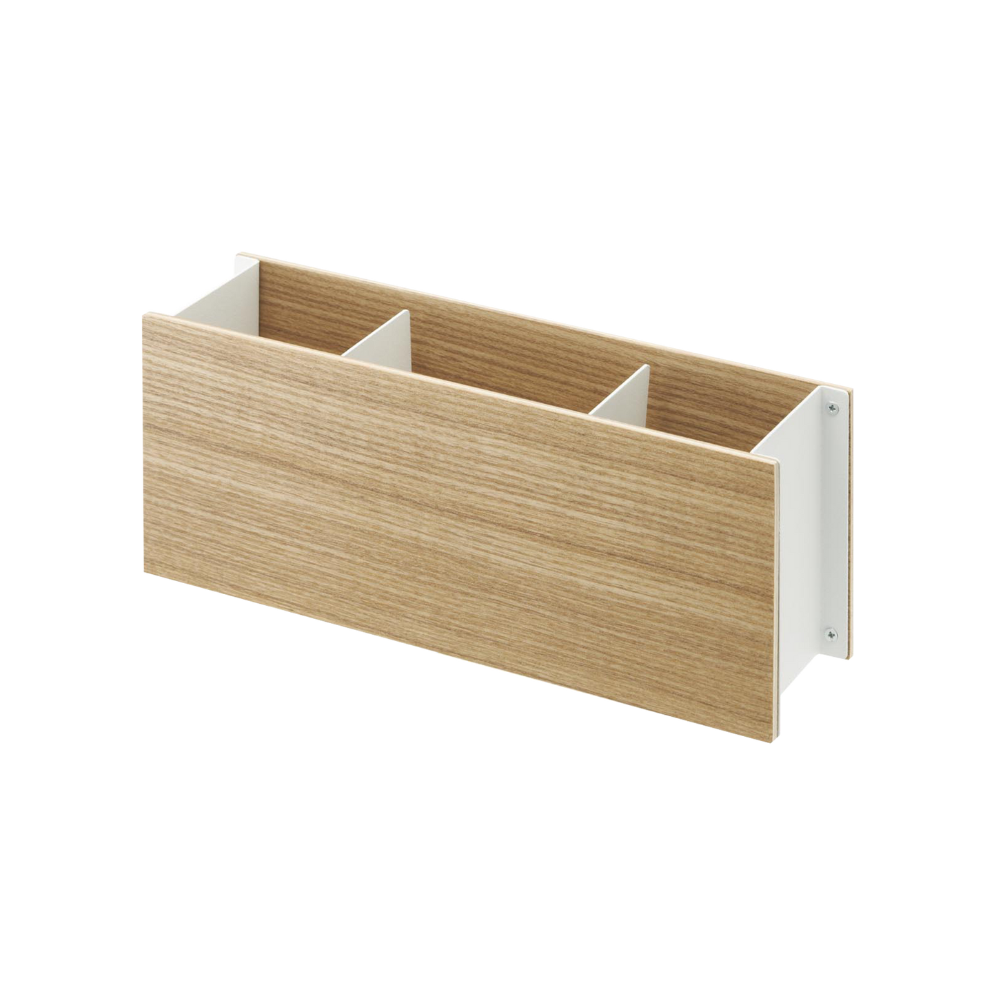 Desk Organizer - Two Sizes - Steel + Wood