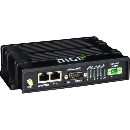 Digi Ix20 - Lte, Cat-4, 3G/2G Fallback, Dual Ethernet, Rs-232, Wi-Fi, No Accesso