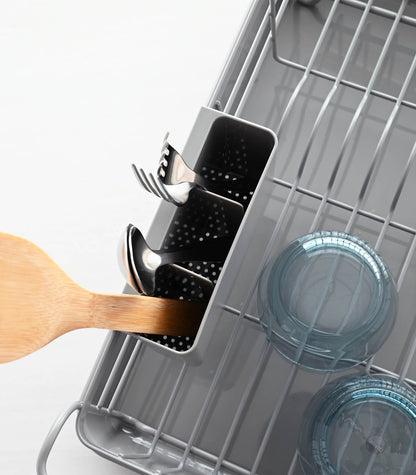 Dish Rack - Steel + Wood