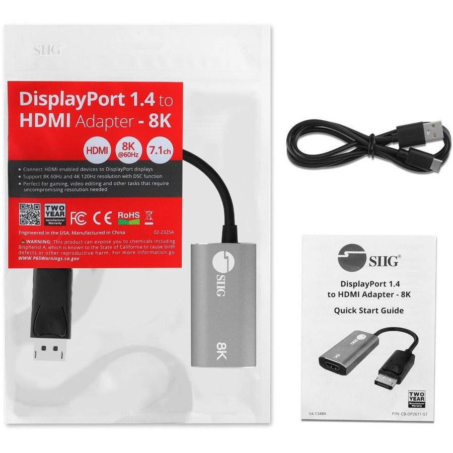 Displayport 1.4 To Hdmi Adap 8K,