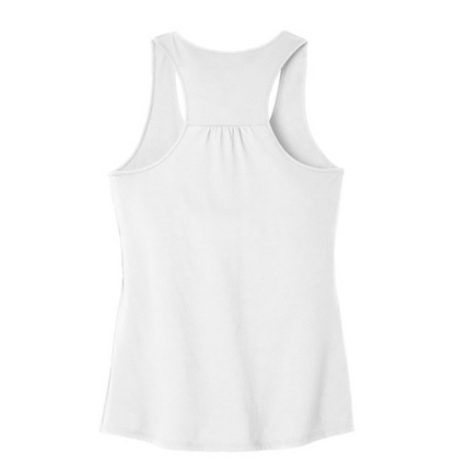 District® Women’s V.I.T.™ Gathered Back Tank | Chic Style with Elegant Left Chest Print