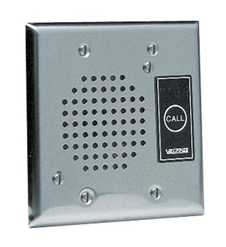 Doorplate Spkr- Flush w/LED (Stainless) VC-V-1072B-ST
