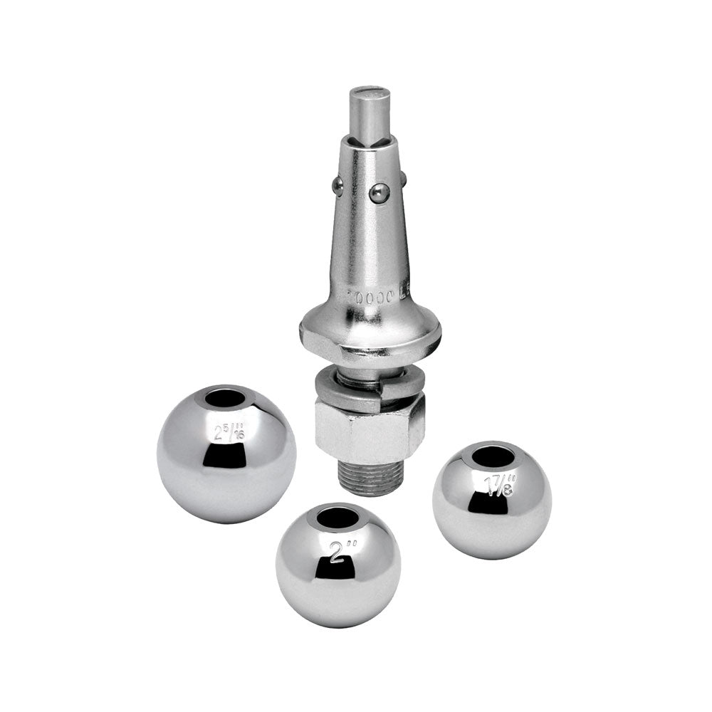 Draw-Tite Interchangeable Hitch Ball w/ 1" Shank - 1-7/8", 2", 2-5/16" Balls