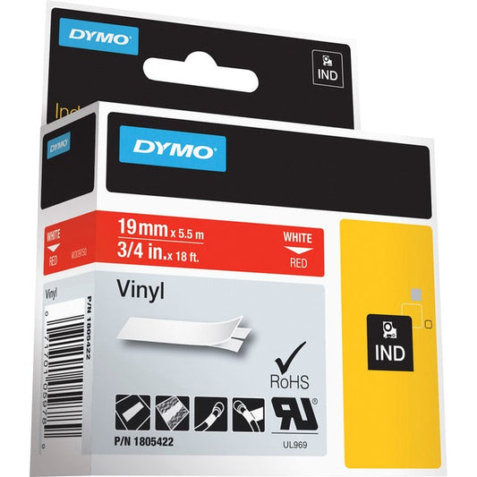 Dymo Colored 3/4" Vinyl Label Tape 1805422