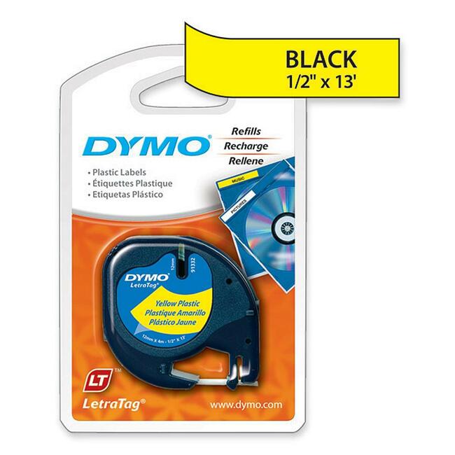 Dymo Letratag Label Maker Tape Cartridge 91332