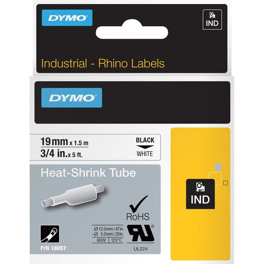 Dymo Rhino Heat Shrink Tube Labels 18057