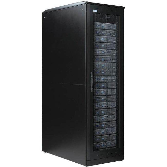 Eaton Paramount 44U Server Rack Enclosure - 48 In. Depth, Doors Included, No Side Panels, Taa