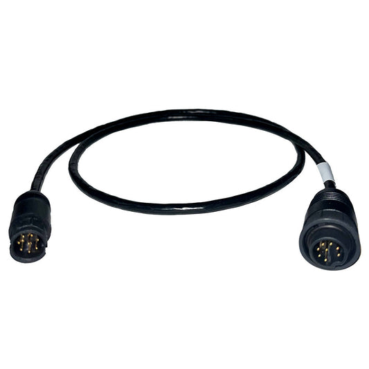 Echonautics 1M Adapter Cable w/Male 8-Pin Black Box Connector f/Echonautics 300W, 600W &amp; 1kW Transducers